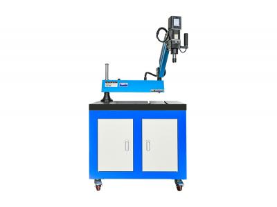 Vertical standard type tapping machine with workbench